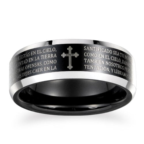 Black Lord of the Rings Tungsten Carbide Ring