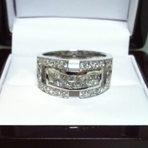 14K White Gold Men’s Diamond Wedding Ring (#GR70S10WG)
