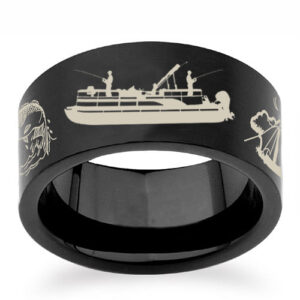 The Ultimate Outdoorsman’s Ring with Pontoon Boat (12mm)